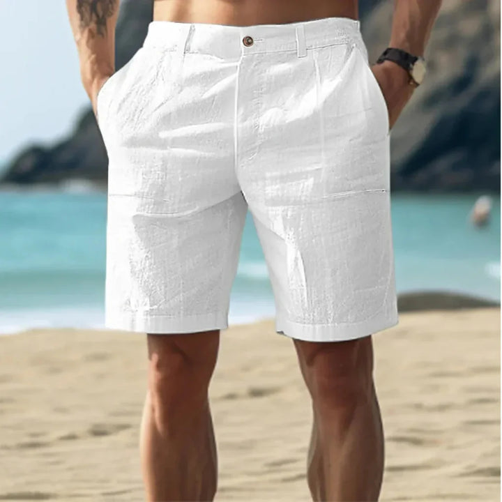 Casual linnen shorts voor heren voor zomerdagen
