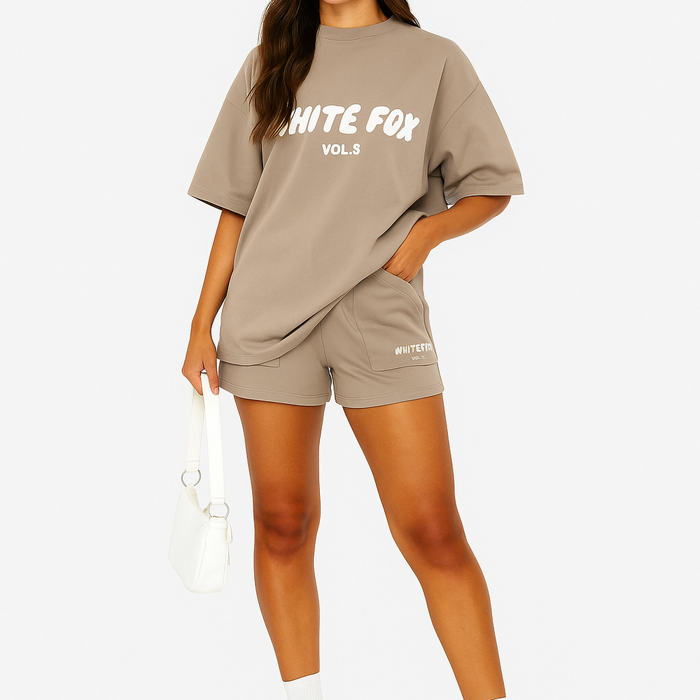 Aerava – Tweedelige Zomer joggingset met Logo en Relaxte Pasvorm