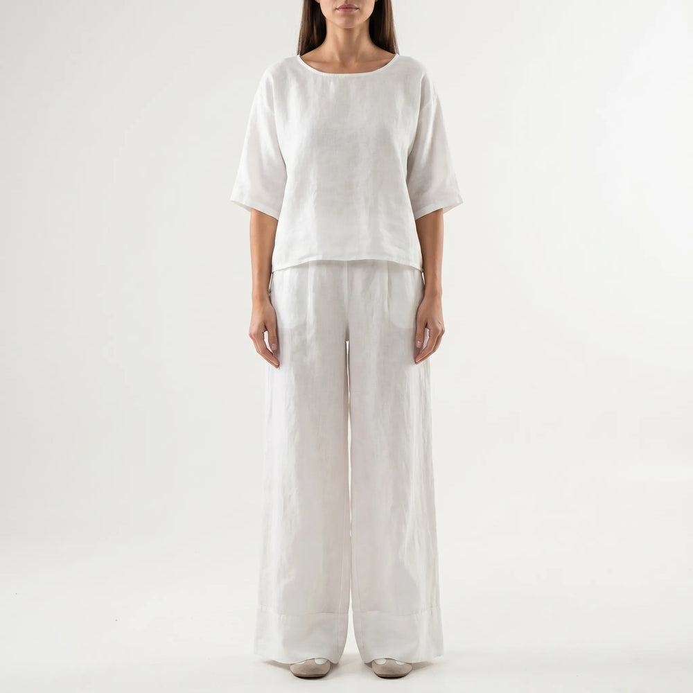 AevlynRelaxed Wide-Leg Co-Ord Set