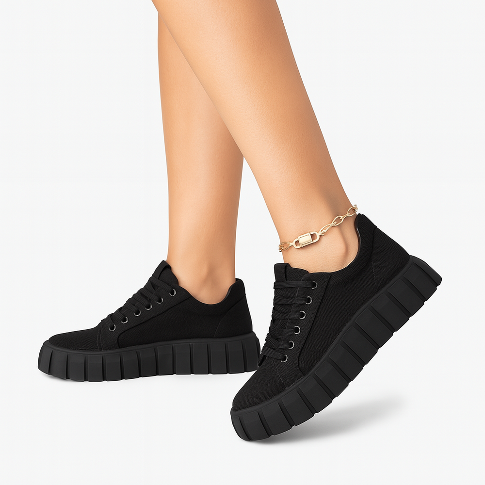 Arvenza – Chunky Veterschoenen met Gevoerde Zool voor Stijlvol Comfort