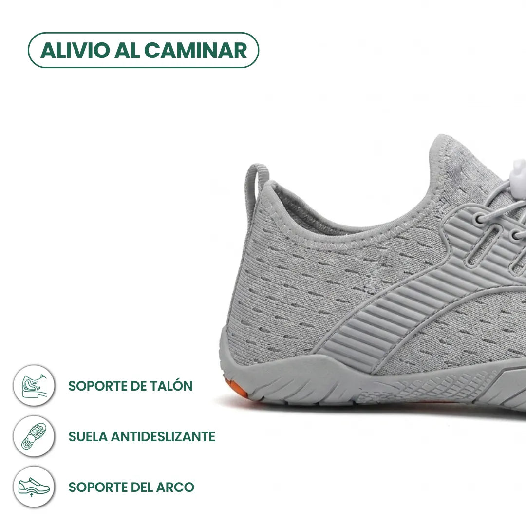 Barefoot sneaker voor dames met brede neus en flexibele zool