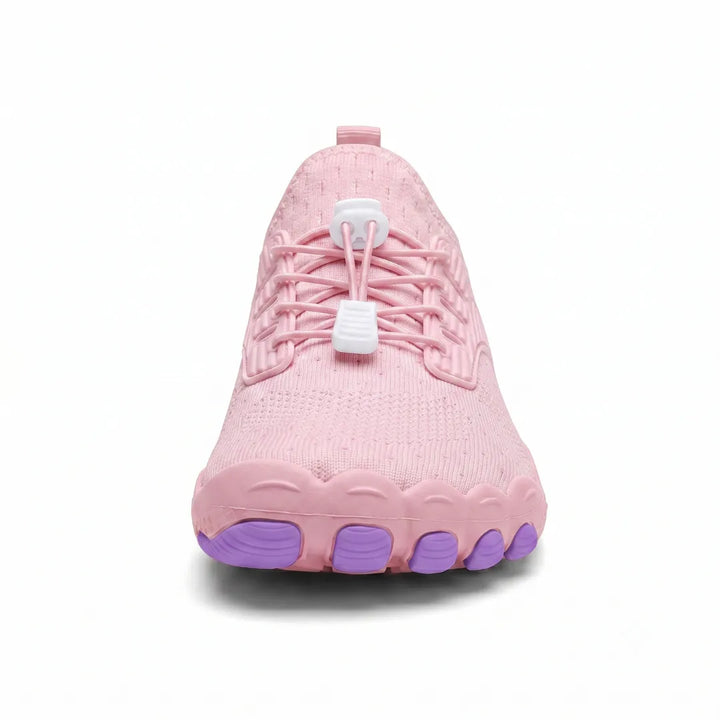 Barefoot sneaker voor dames met brede neus en flexibele zool
