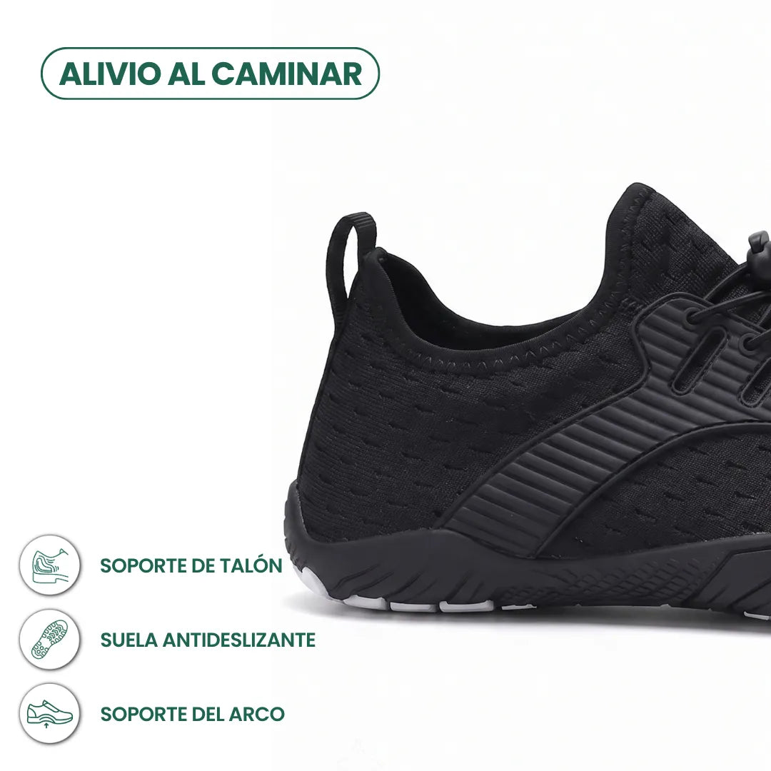 Barefoot sneaker voor dames met brede neus en flexibele zool
