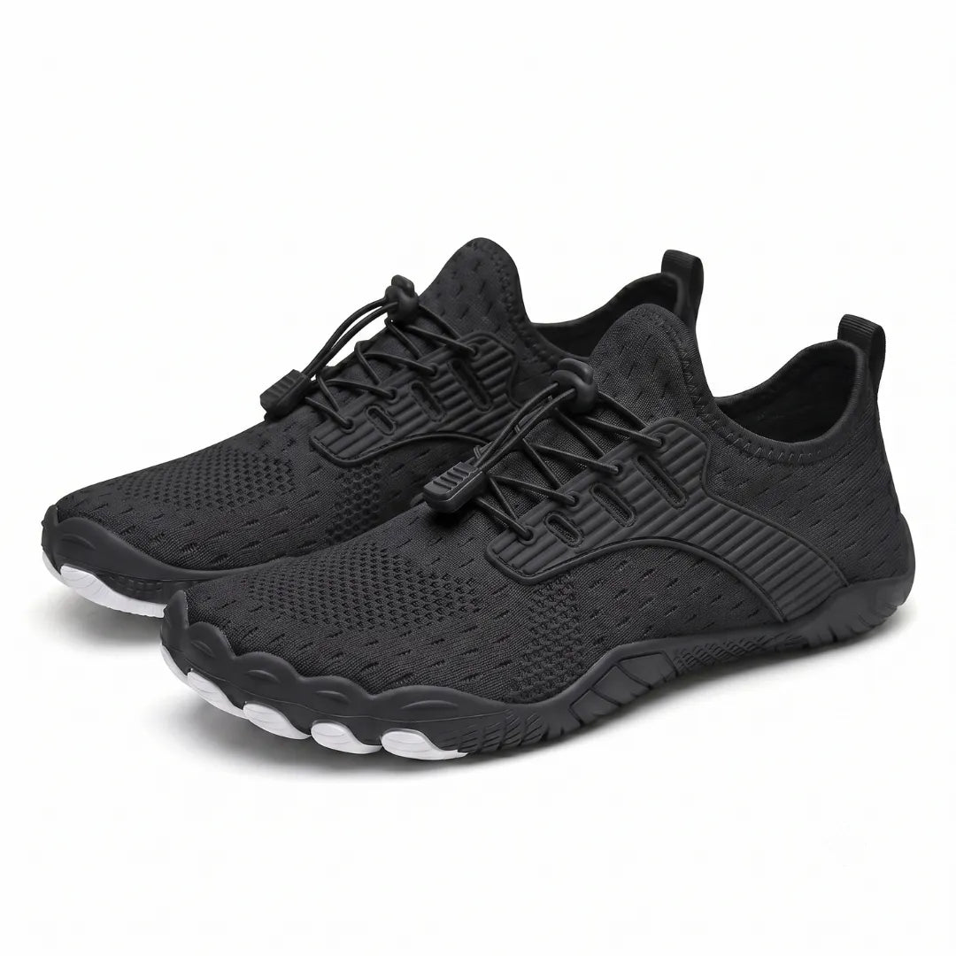Barefoot sneaker voor dames met brede neus en flexibele zool