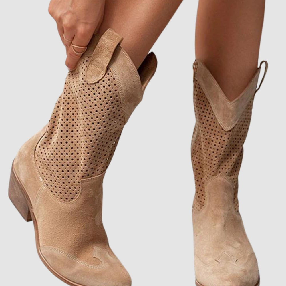 
                  
                    Aurelyn – Ademende Cowboylaarzen met Tijdloze Uitstraling
                  
                
