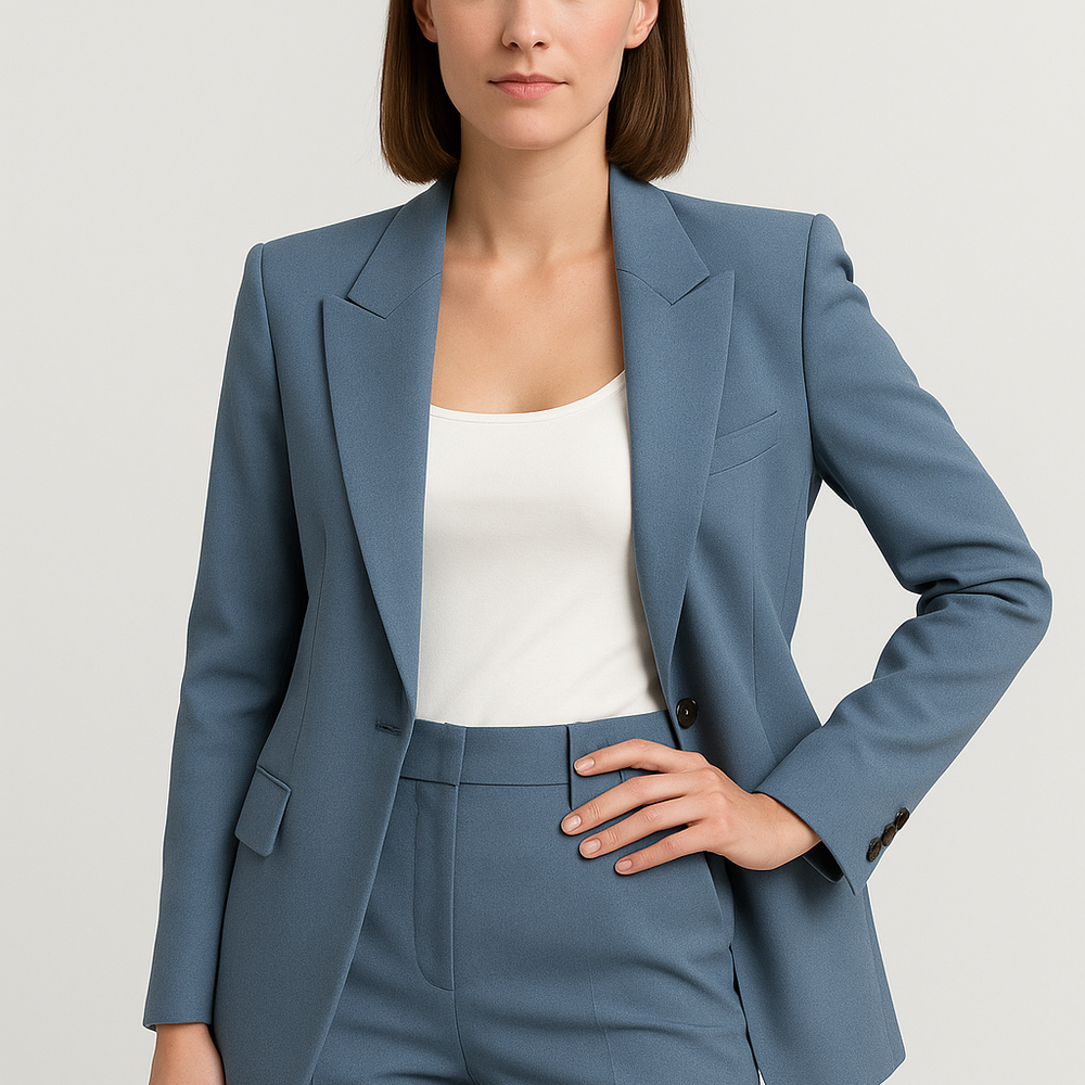 Avirelle – Tweedelige Set met Colbert en Pantalon in Stretchy Chic Look - SkinzLine