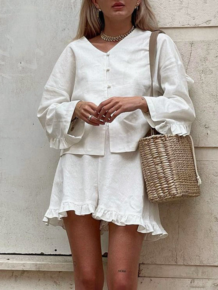 Korte dames Broek en Blouse