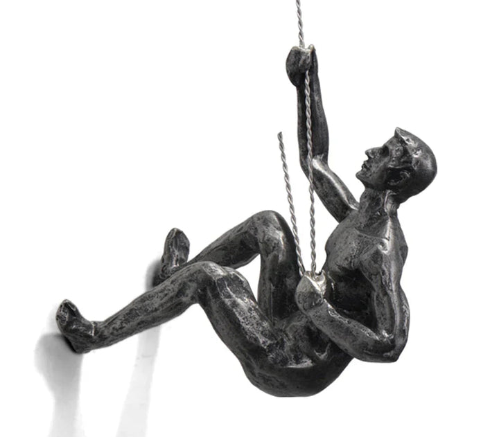 Bergbeklimmer-wandsculptuur – PeakFigures