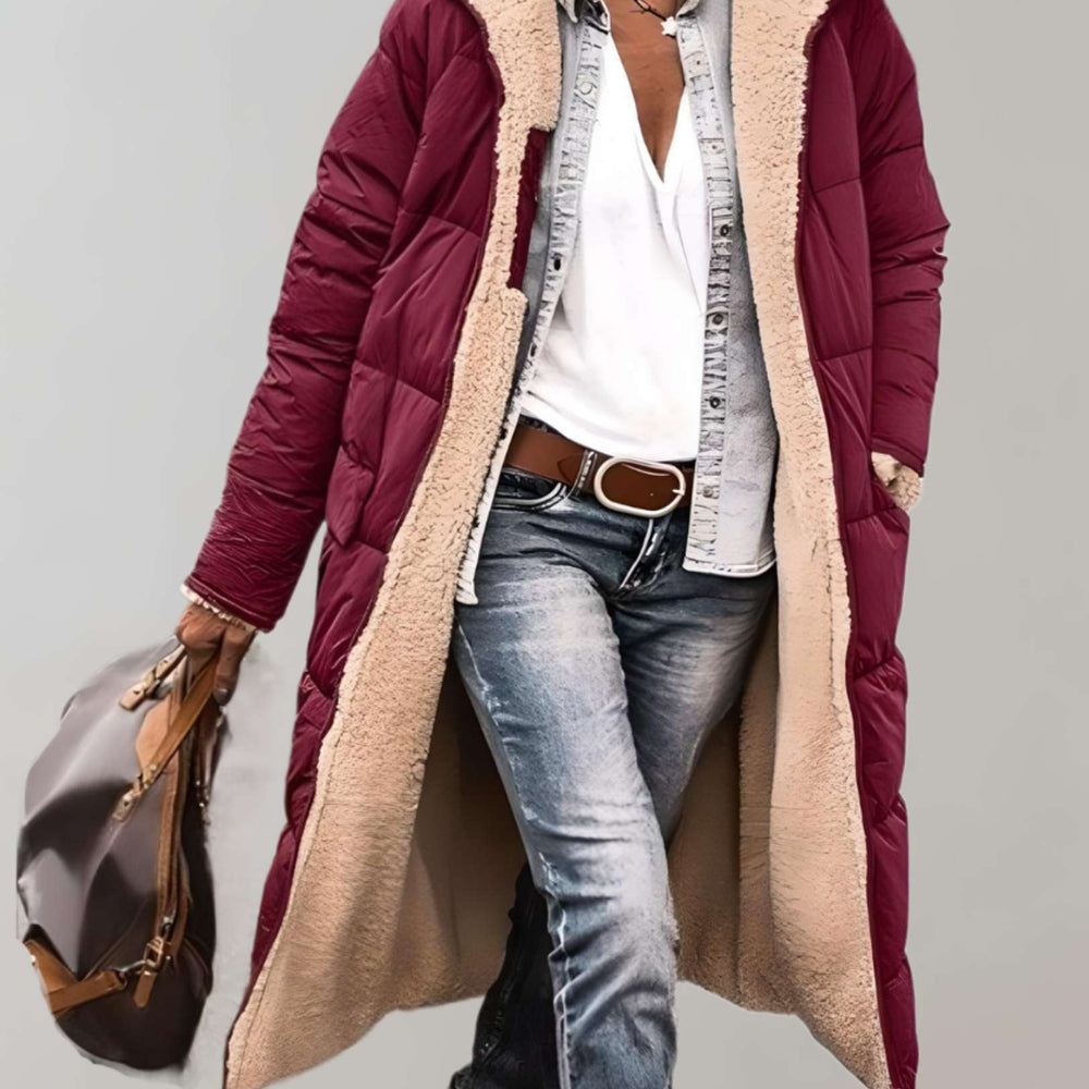 
                  
                    Ariana - Warme Fleece Gevoerde Winterjas voor Dames - SkinzLine
                  
                