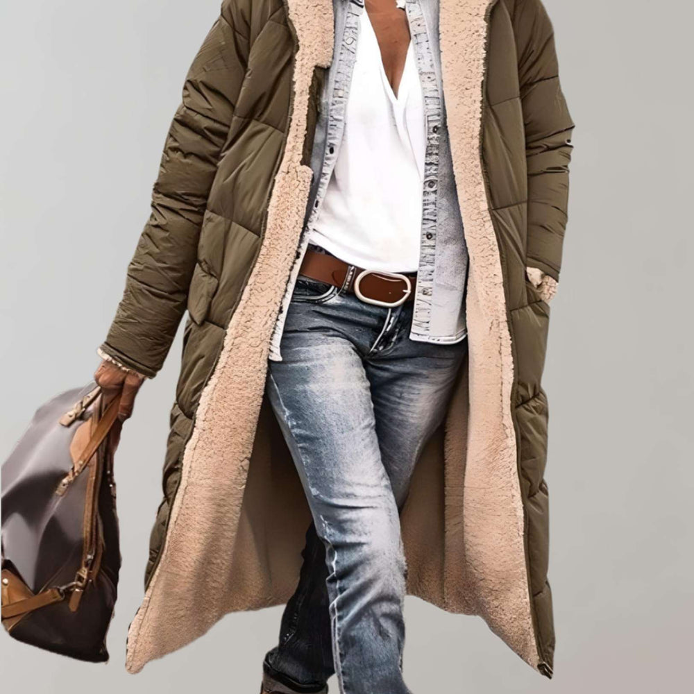 
                  
                    Ariana - Warme Fleece Gevoerde Winterjas voor Dames - SkinzLine
                  
                