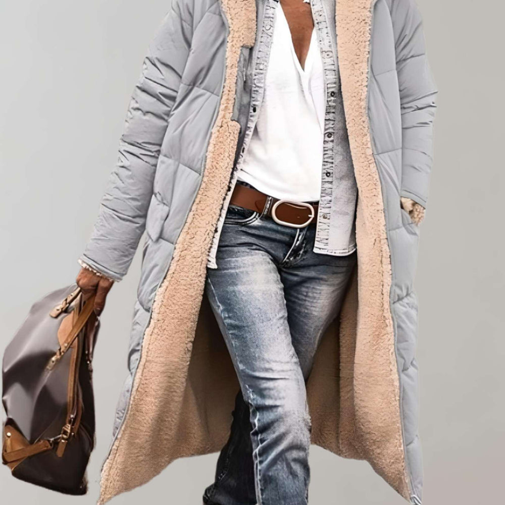 
                  
                    Ariana - Warme Fleece Gevoerde Winterjas voor Dames - SkinzLine
                  
                