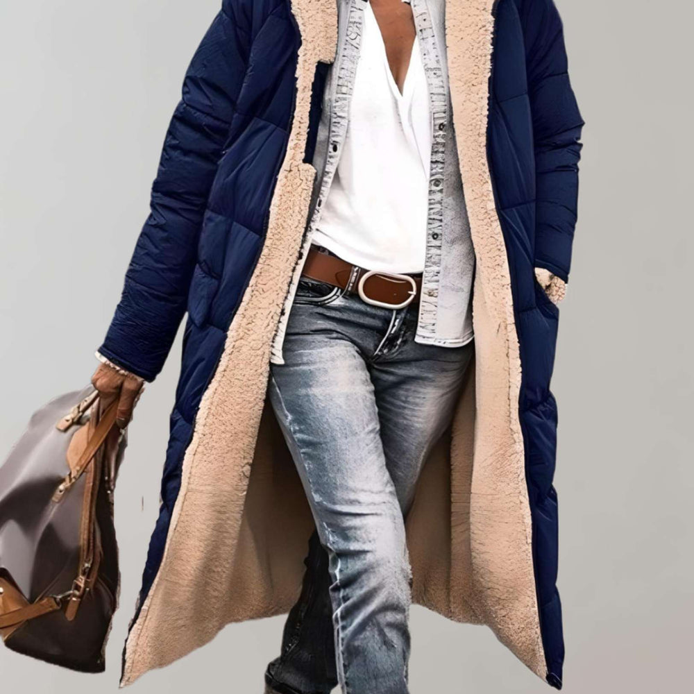 
                  
                    Ariana - Warme Fleece Gevoerde Winterjas voor Dames - SkinzLine
                  
                
