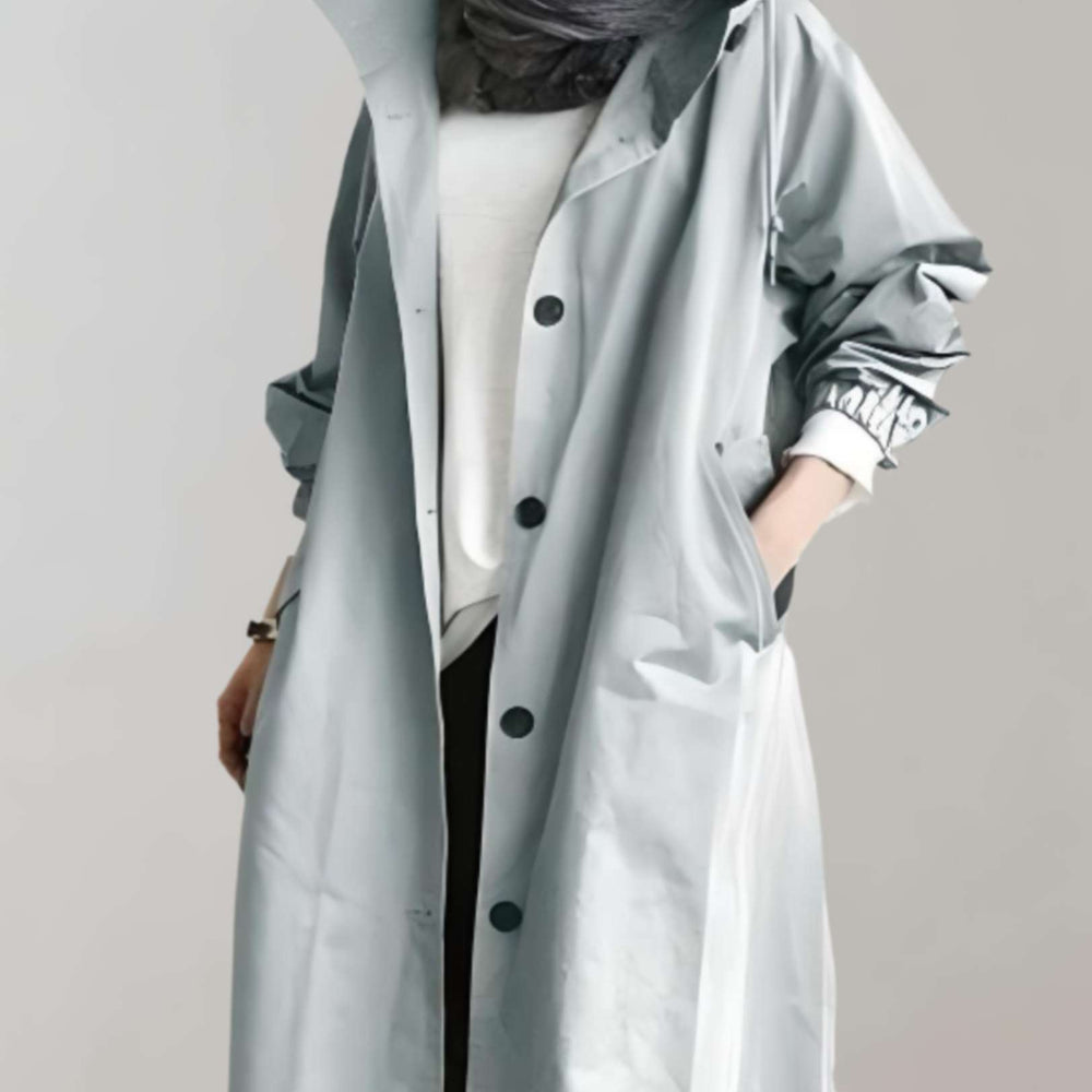 
                  
                    Selene - Waterdichte en Warme Trenchcoat met Capuchon - SkinzLine
                  
                