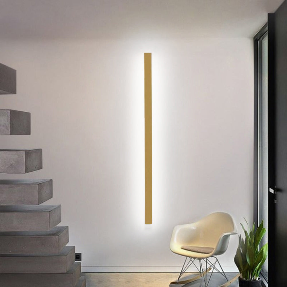 Arisha Minimalistische Lineaire Wandlamp LED Goud/Zwart/Wit Slaapkamer