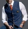 Vintage herenvest – Klassieke stijl met moderne rand
