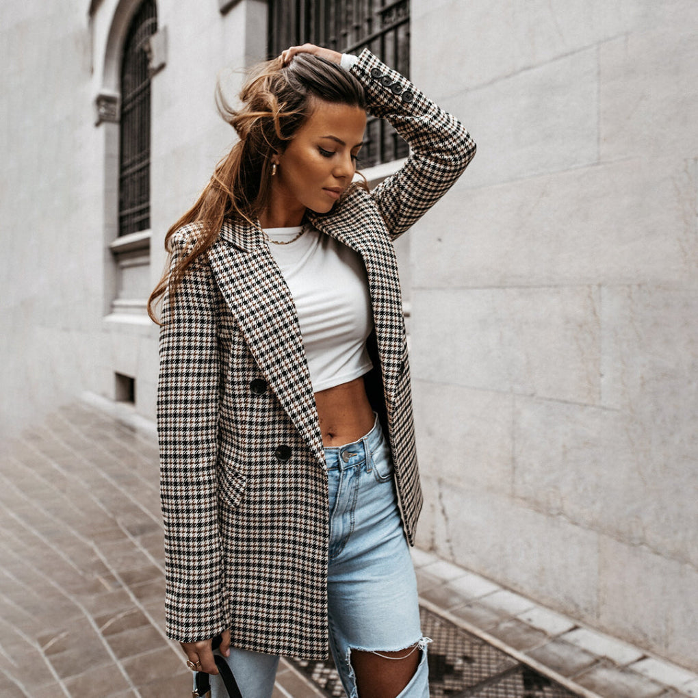 Blazer Dames | Dubbele Knoopsluiting & Getailleerd Silhouet — afbeelding 2