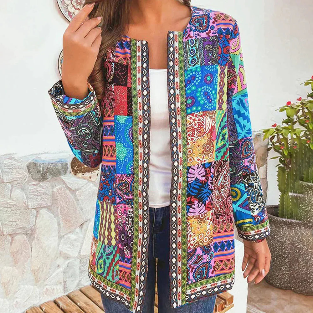 
                  
                    Vintage - Gebreid Damesvest in Retro Stijl - SkinzLine
                  
                