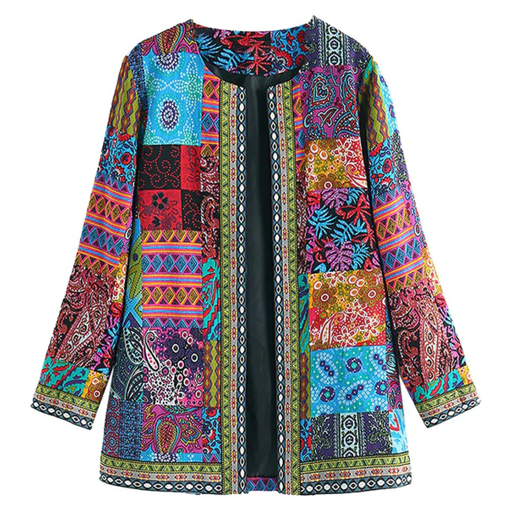 
                  
                    Vintage - Gebreid Damesvest in Retro Stijl - SkinzLine
                  
                