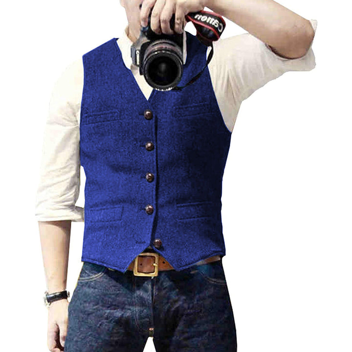 Denim vest voor heren