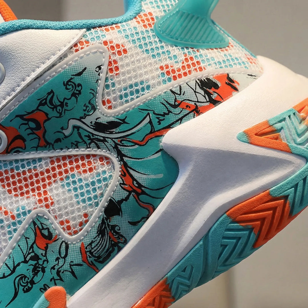 Courttrainer met gedurfde grafische print - Seth
