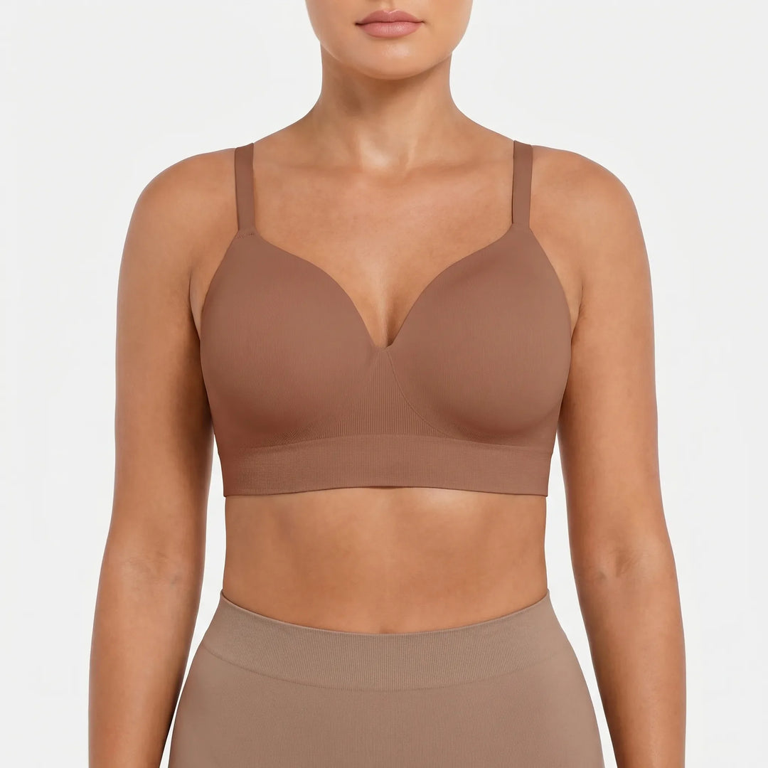 BraluxeWire-Free Full Coverage Shaping Bra