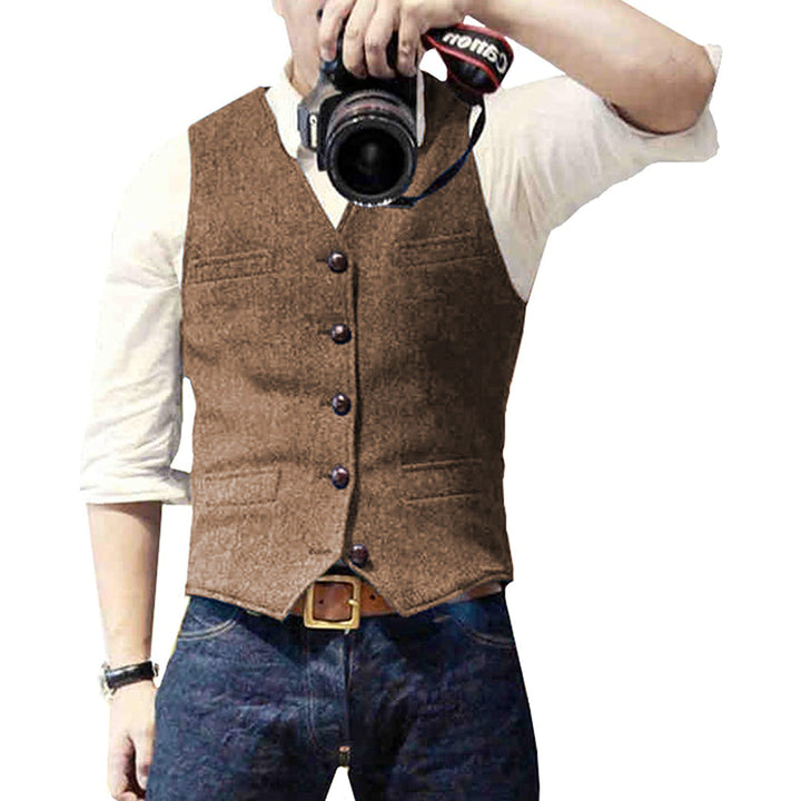 Denim vest voor heren