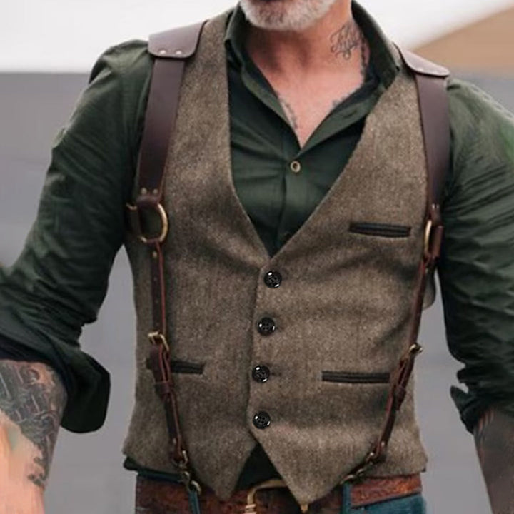 Comfortabel getailleerd vest voor mannen