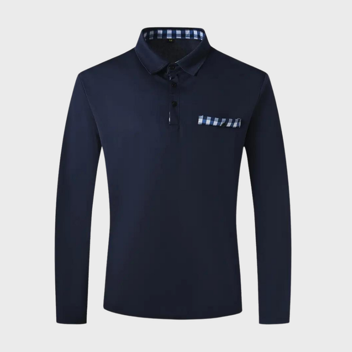 Heren Polo met Lange Mouwen - Oliver