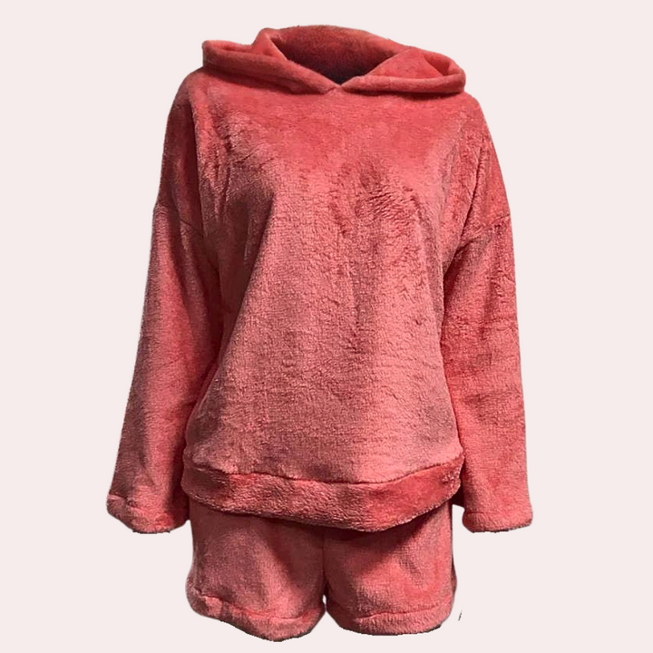 Meow - Ultrazachte Fleece Lounge Pyjamaset met Kattenprint