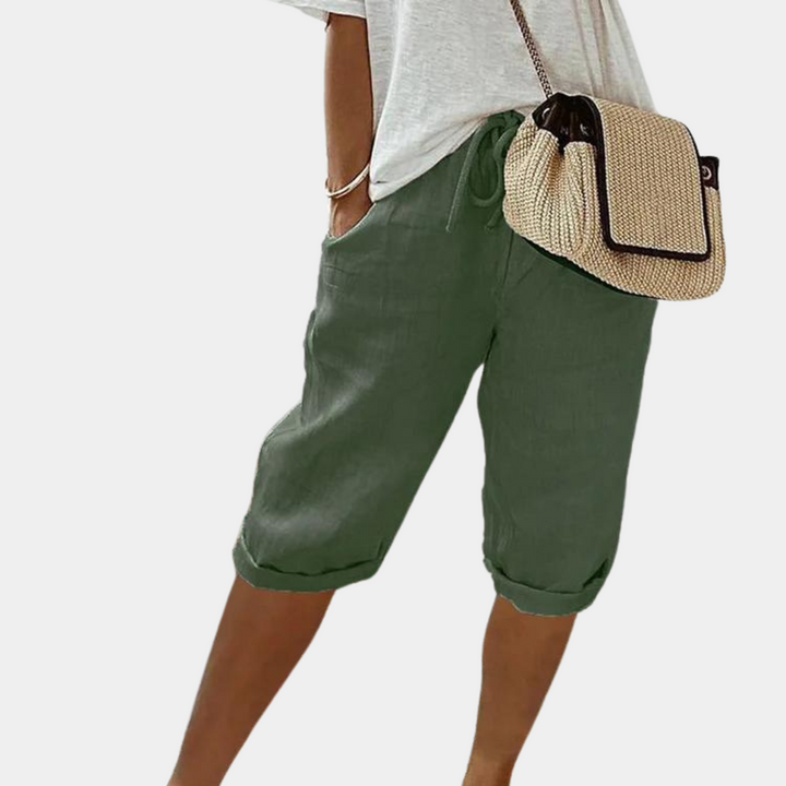 Korte broek dames - Linnen - comfortabel