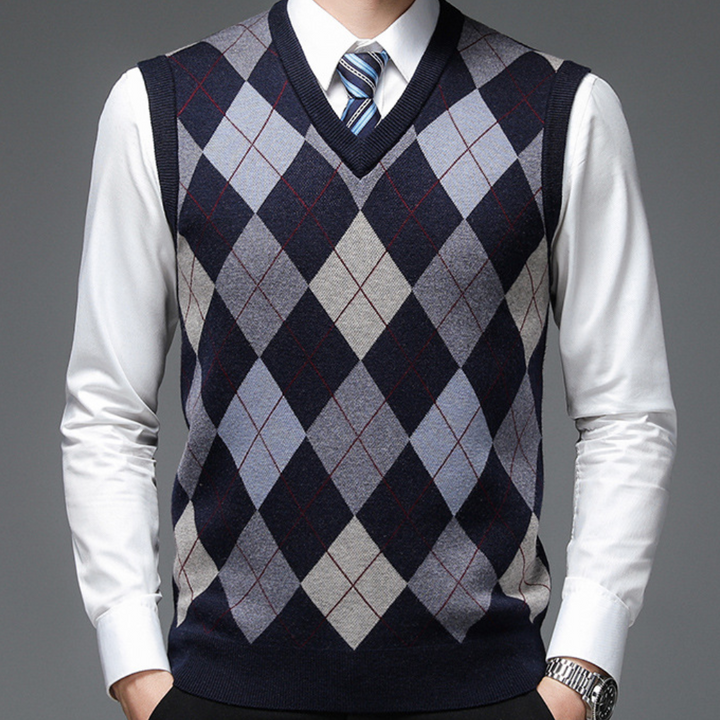 Heren Spencer met Stijlvol Argyle-Patroon - Felix