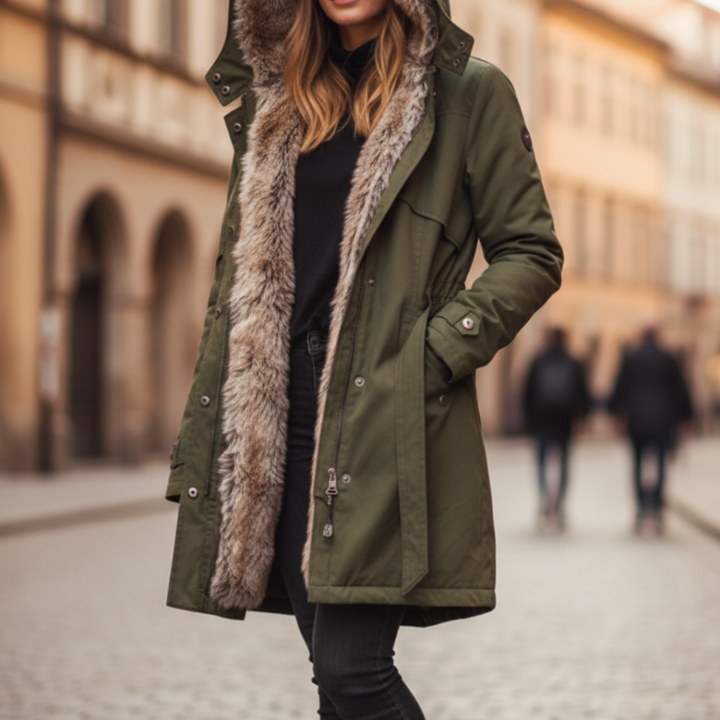 Dames Hooded Winter Parka