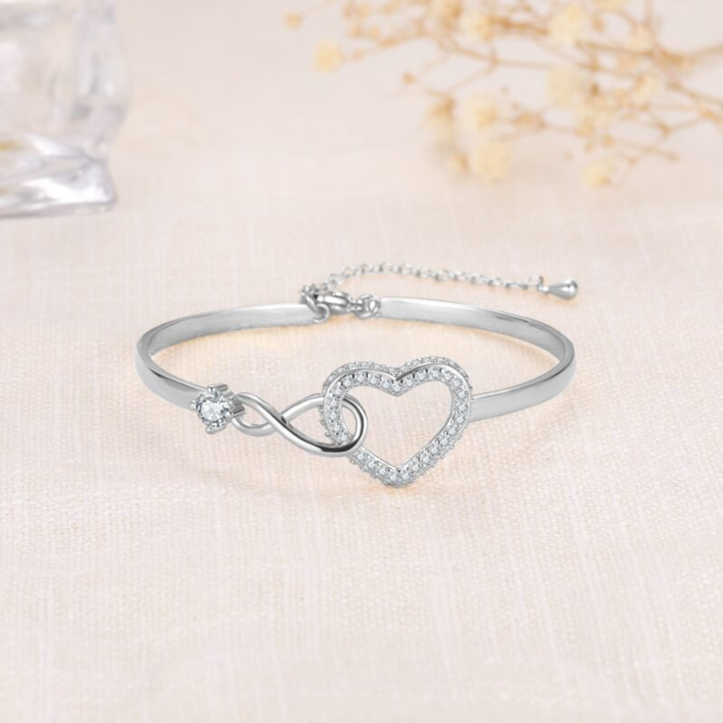 Vrouwen Infinity Hart Armband