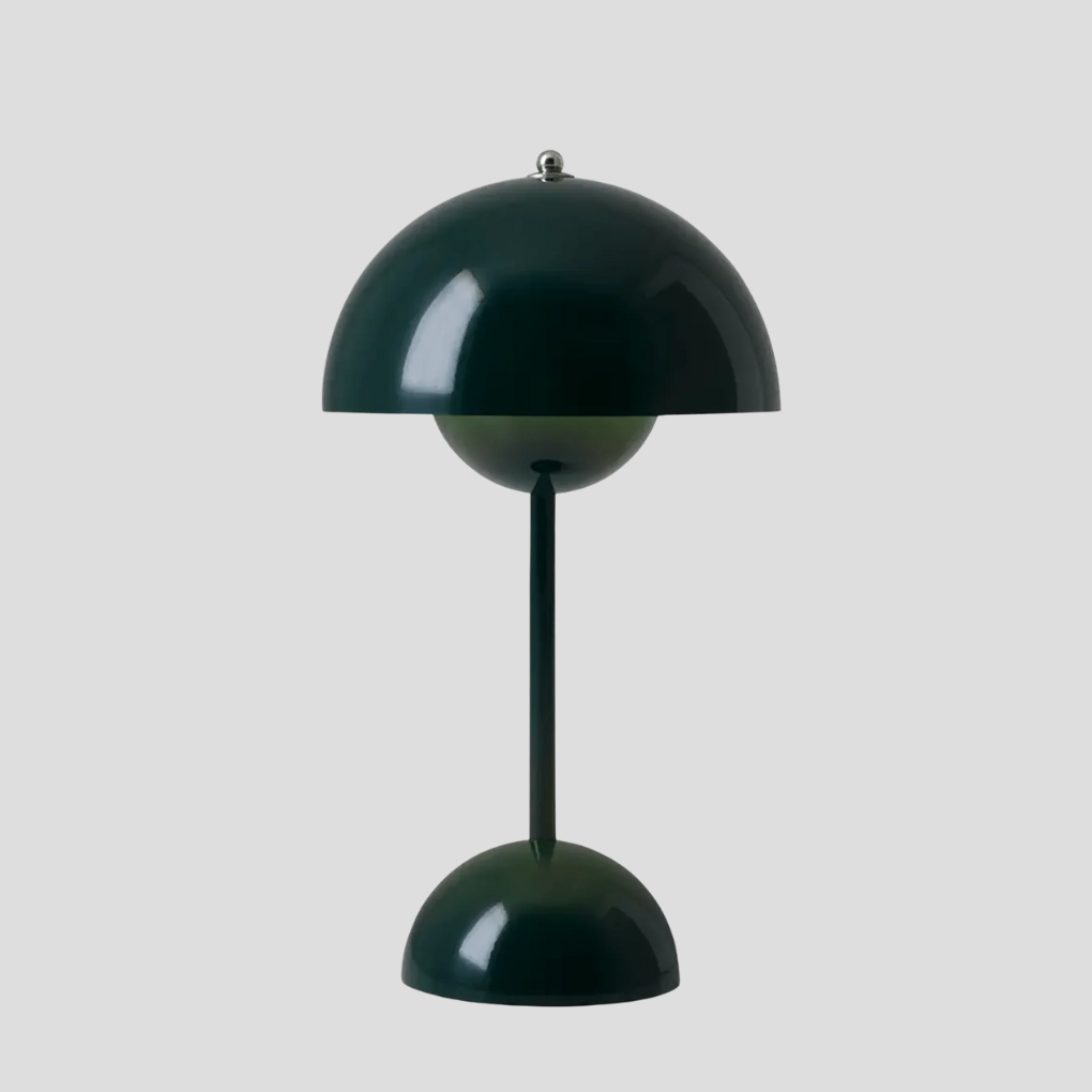 Draadloze metalen tafellamp