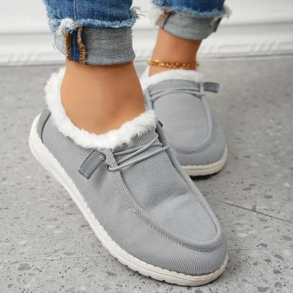 Dames instap winterschoenen met pluche voering – Maren