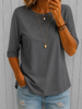 Los dagelijks T-shirt met halve mouwen voor dames