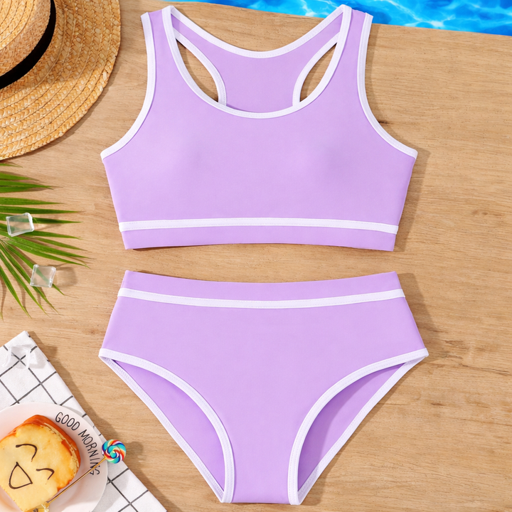 Meisjes’ Crisscross Back Bikini Set