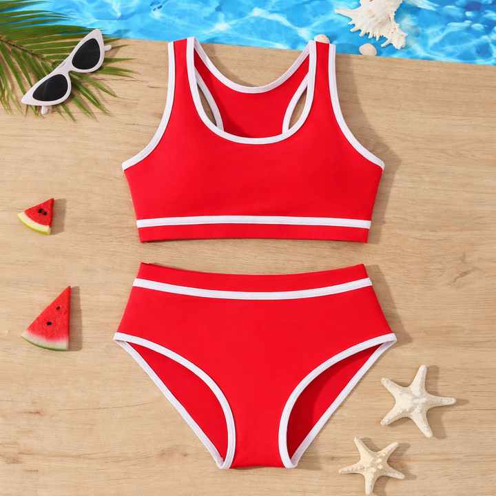Meisjes’ Crisscross Back Bikini Set