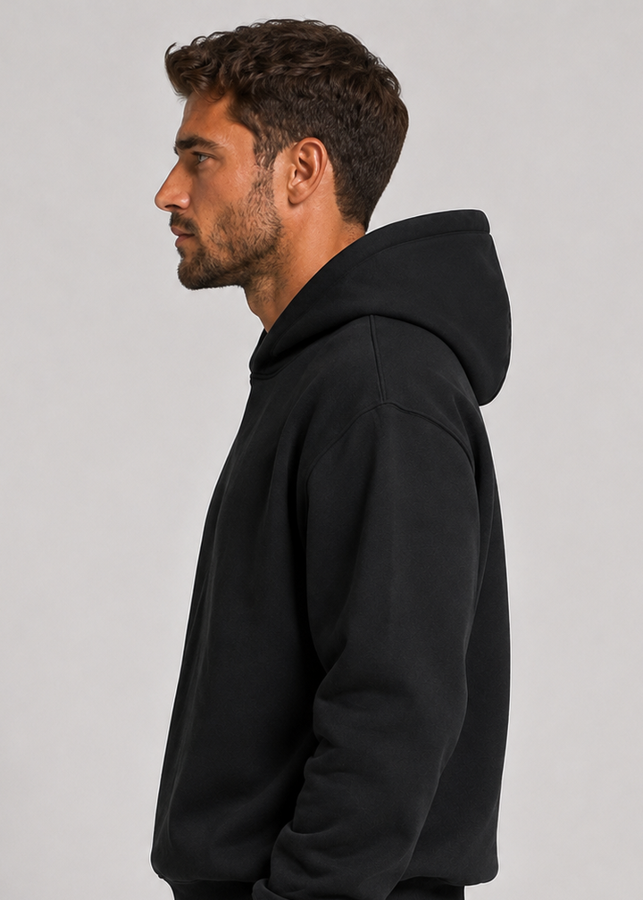 Heren hoodie- & joggerset - zachte katoenmix, losse pasvorm