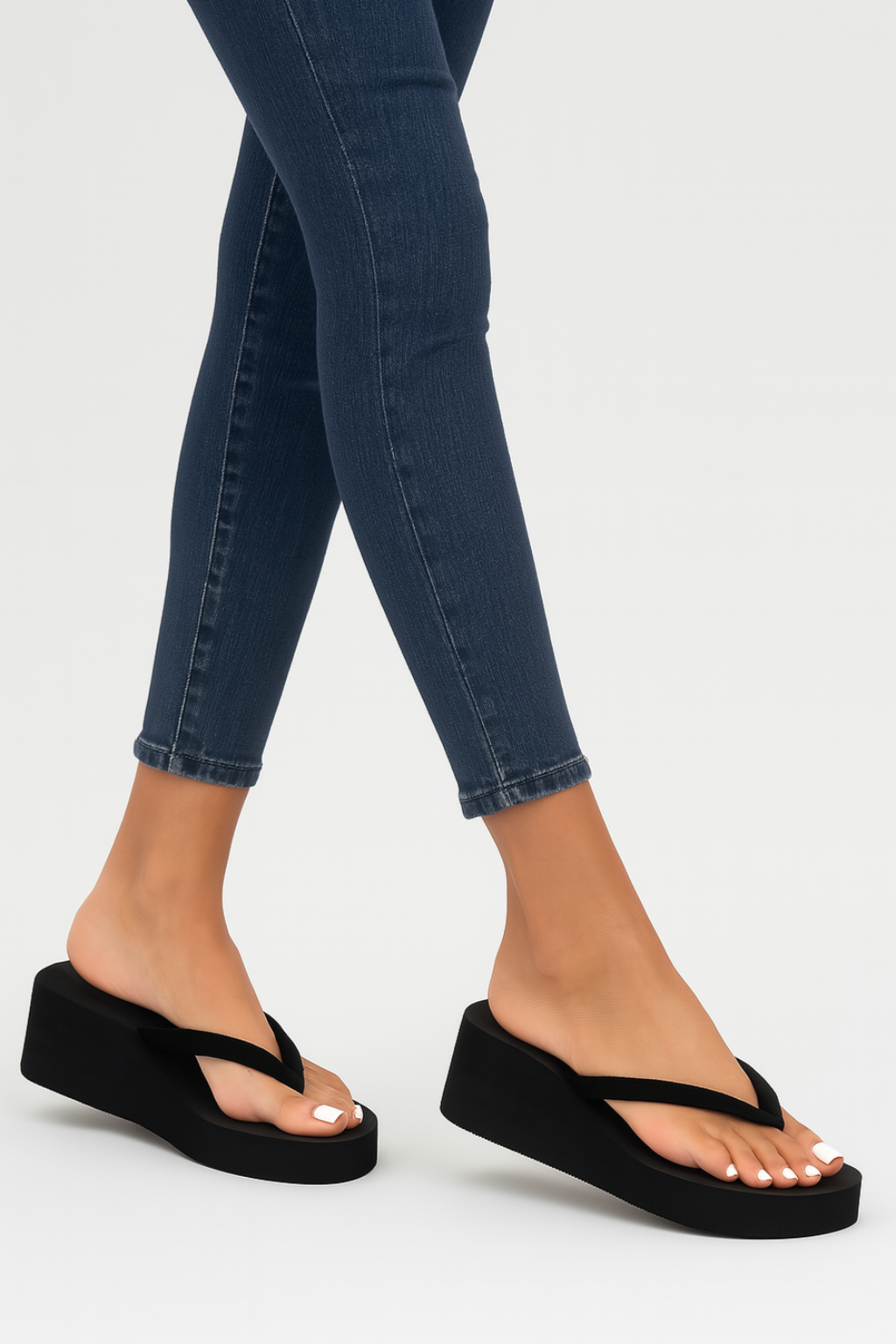 Elyora – Keil Flip Sandalen met Gevoerde Zool voor Stijlvol Comfort de Hele Dag
