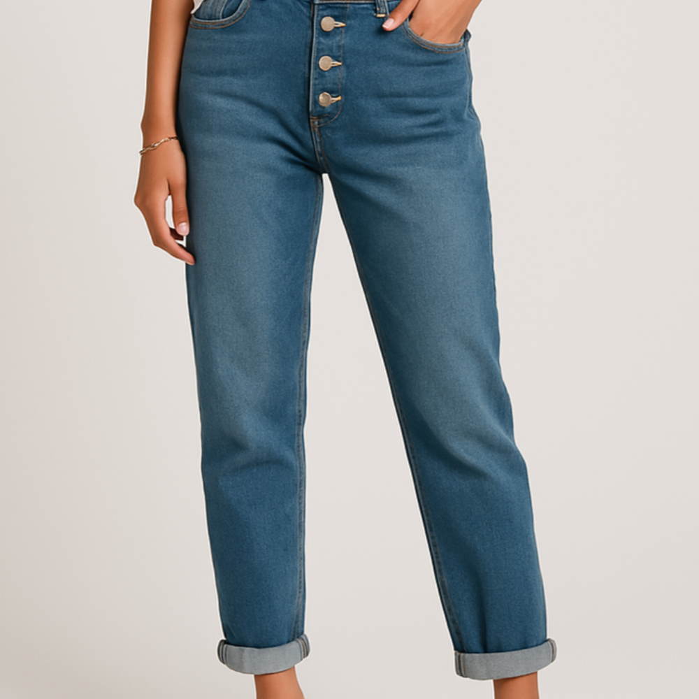 Valenciare – Hoge Taille Broek met Statement Design en Comfort