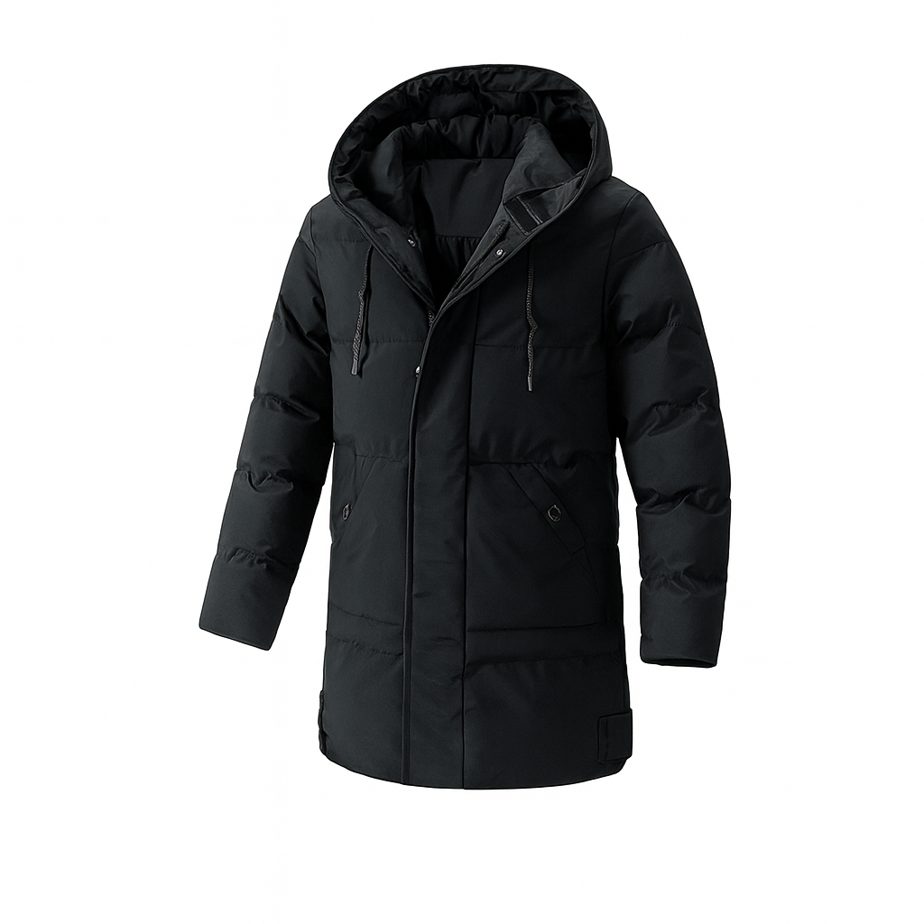 Geïsoleerde capuchonjas voor heren – functionele warmte met alledaagse stijl