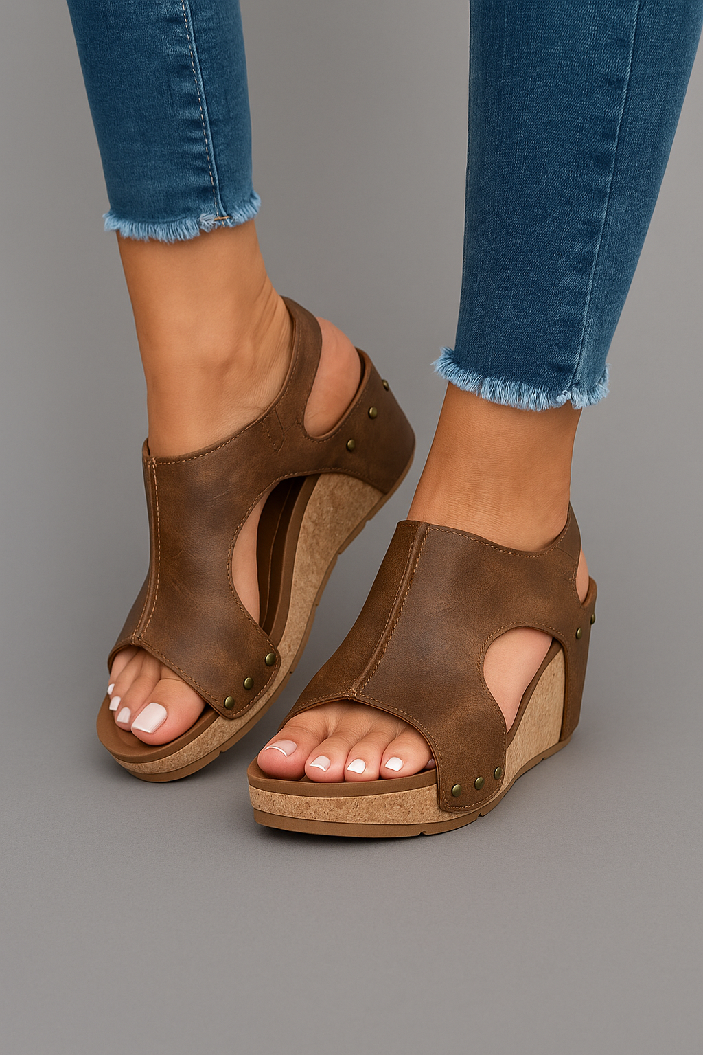 Solavena – Orthopedische Leren Dames Sandalen met Extra Support