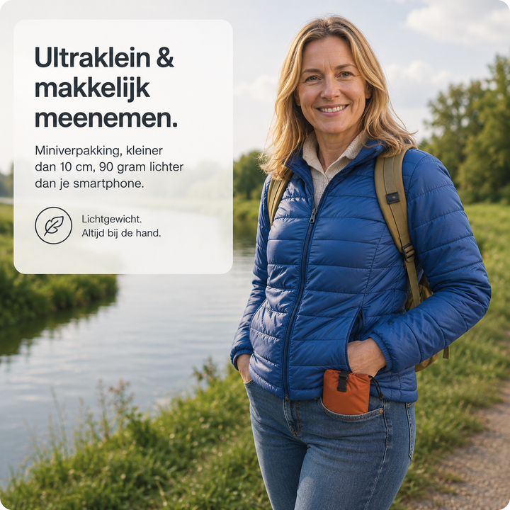 Ultracompact opblaasbaar zitkussen - lichtgewicht draagbaar reiszitkussen