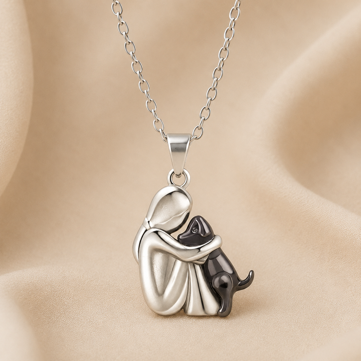 Elegante ketting met hanger in de vorm van een dierensilhouet, verstelbaar