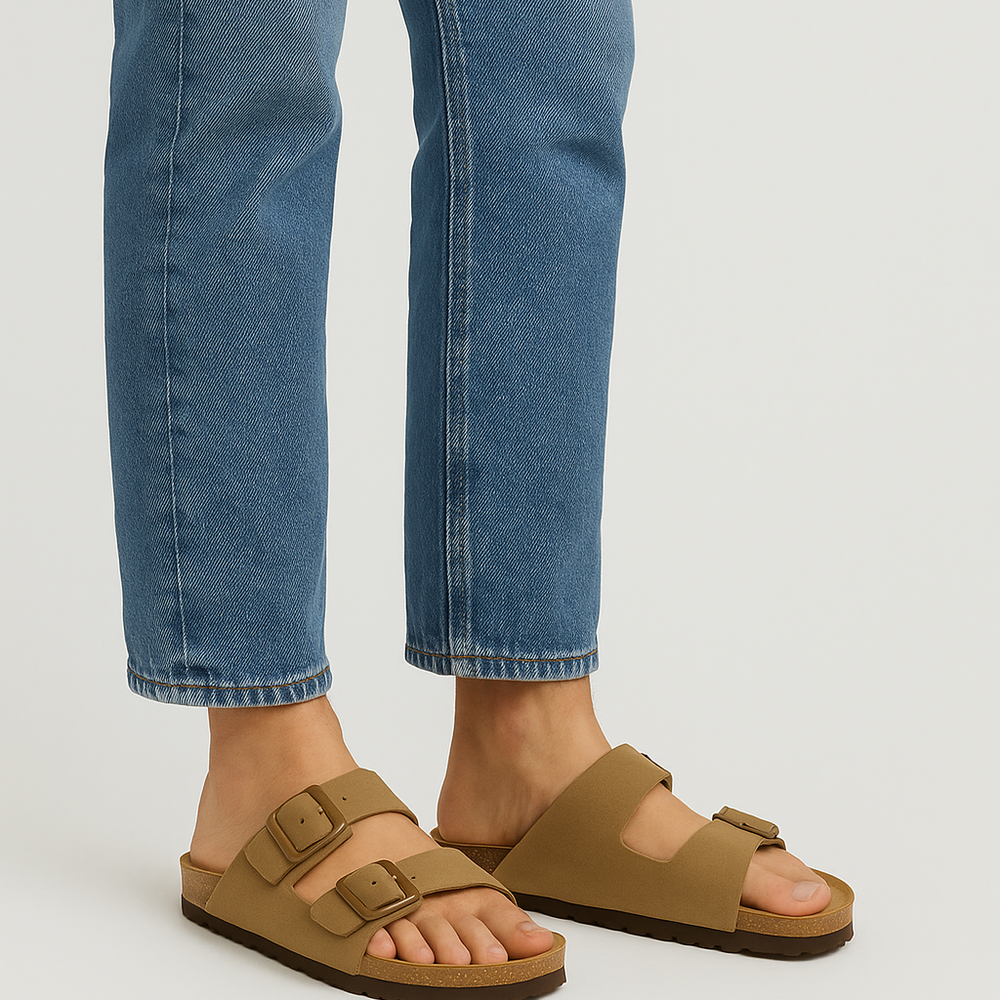 
                  
                    Seruno – Orthopedische Suède Sandalen met Extra Ondersteuning
                  
                