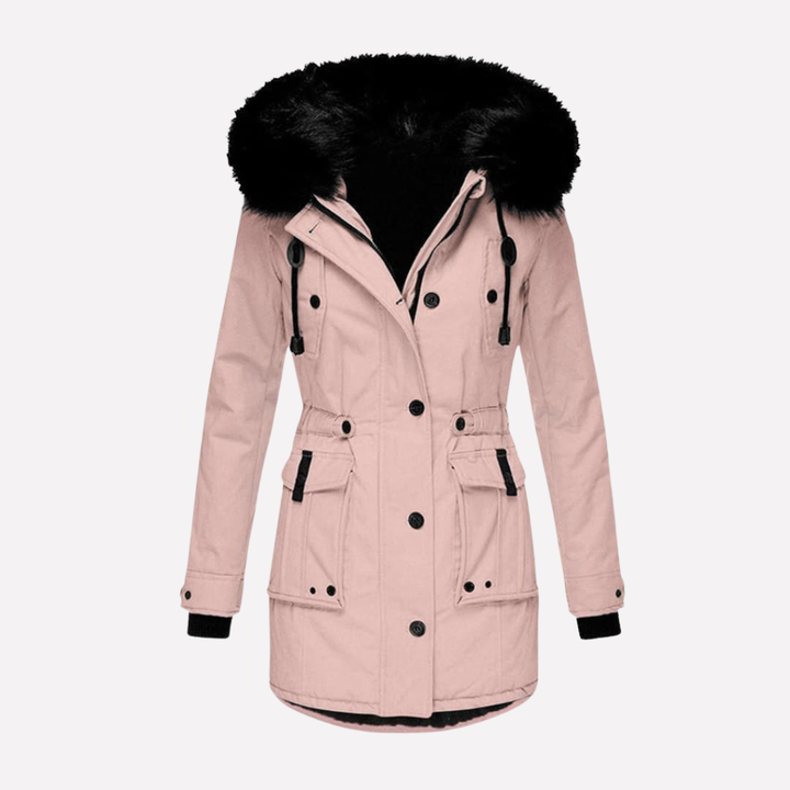 Dames Parka Jas met Capuchon en Flapzakken