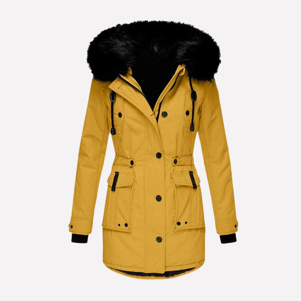 Dames Parka Jas met Capuchon en Flapzakken