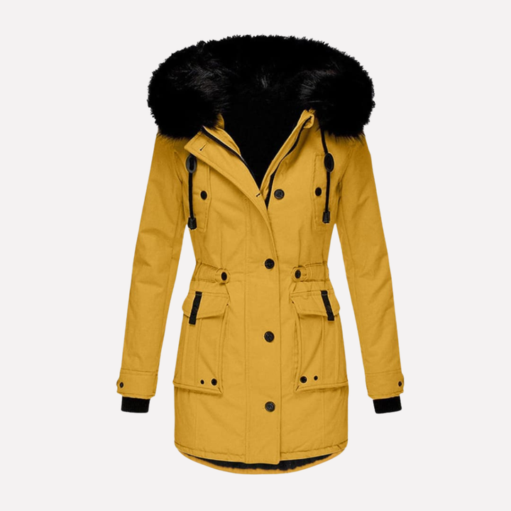 Dames Parka Jas met Capuchon en Flapzakken