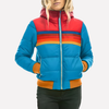 Dames Gequilt Jacket met Capuchon en Rits